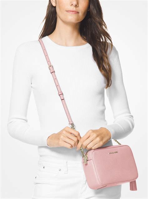 michael kors ginny camera bag rainbow|Ginny Medium Pebbled Leather Crossbody Bag .